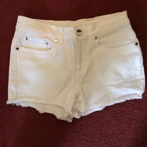 White Venus shorts size 2.